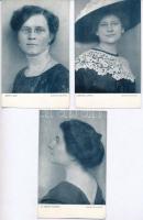 15 db régi használatlan képeslap a Nők Választójogi Világszövetségének VII. Kongresszusa alkalmából....