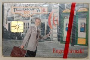 Visszahívható telefonfülke 120 egységes használatlan telefonkártya eredeti csomagolásban