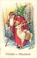 Üdvözlet a Mikulástól / Greetings from Saint Nicholas. Amag 2348. litho