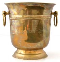Réz pezsgős vödör, m:21,5 cm