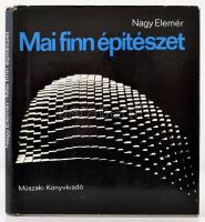 Nagy Elemér: Mai finn építészet. Bp., 1976, Műszaki Könyvkiadó. Kiadói egészvászon kötés, kissé kopott papír védőborítóval, egyébként jó állapotban.