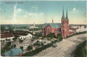 4 db RÉGI magyar városképes lap; Ráckeve, Békéscsaba, Kőszeg, Tata / 4 pre-1945 Hungarian town-view ...