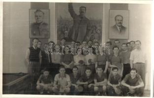 2 db MODERN szocialista (szocreál) propaganda lap Sztálinnal / 2 modern Socialist propagnada motive ...