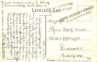 Trencsénteplic-fürdő, Kupele Trencianske Teplice; Deák nyaraló / villa + Vörös Kereszt Kórház Trencs...