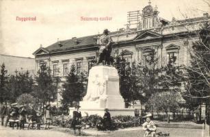 Nagyvárad, Oradea; Szacsvay Imre szobor / statue of Imre Szacsvay, martyr of the Hungarian Revolution in 1848