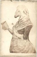 18 db RÉGI művészlap / 18 pre-1945 art motive postcards