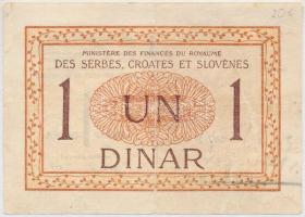 Szerb-Horvát-Szlovén Királyság 1919. 1D T:III,III- kis ly.
Kingdom of the Serbs, Croats and Slovene...