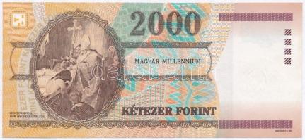 2000. 2000Ft "Millenium" T:II-,III szép papír