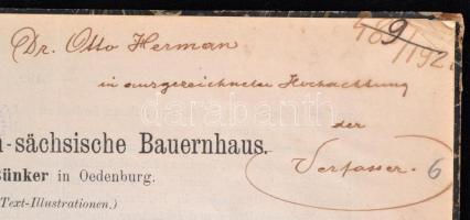 Johann Reinhard Bünker /  Bünker János Rajnárd (1863-1914): Das siebenbürgisch-sächsische Bauernhaus...