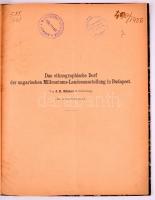 Johann Reinhard Bünker /  Bünker János Rajnárd (1863-1914): Das etnographische Dorf der ungarischen ...