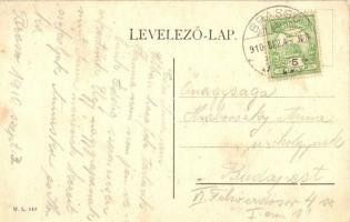 1910 Brassó, Kronstadt, Brasov; látkép. W. L. 140. / general view (EK)