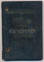 1929 Magyar Királyi Államvasutak által kiállított fényképes igazolvány