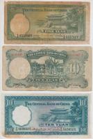 Kína 1936. 5Y + 10Y (2xklf) T:III,III- anyaghiány
China 1936. 5 Yüan + 10 Yüan (2xdiff)  C:F,VG mis...