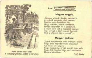 Pataki-féle Képes Iskola. Szerkeszti és kiadja Ifj. Pataki Mihály. A Magyar Életparancs szellemében ...