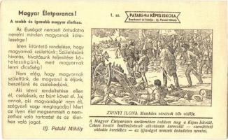 Pataki-féle Képes Iskola. Szerkeszti és kiadja Ifj. Pataki Mihály. A Magyar Életparancs szellemében ...