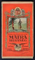 1933 Kirándulók térképe 6/a.: Mátra, 1:50000, Magyar Királyi Állami Térképészet, jó állapotban, 61×9...