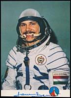1980 Interkozmosz képeslap rajta Farkas Bertalan űrhajós aláírásával