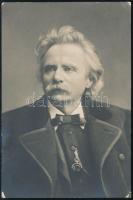 cca 1900 Edvard Grieg (1843-1907) zeneszerző fotója 10x15 cm