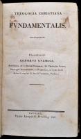 Gurmics Izidor - Theologia Christiana fundamentalis Jaurini, (Gyor), 1828. Streibig. XI. 2 sztl. lev., 440 p. Korabeli egészvászon kötésben. Ez első lapon lyuk.