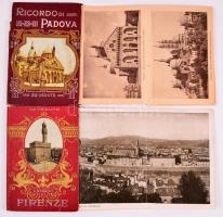 1900 Firenze és Padova két leporellófüzet 32 képpel