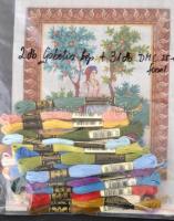 Vegyes gobelin tétel, kép alapok, némelyik hozzáillő fonallal