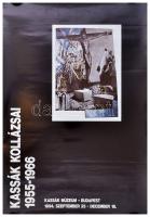 1994 Kassák kollázsai, kiállítási plakát, 67×45 cm
