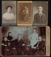 Magyar fotótörténeti válogatás: Különféle magyar fotósok kabinetfotói: Goszleth. Molnár Antal, Scher...