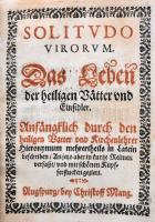 Mauritius Mittnacht [Moritz Mittnacht]: Solitudo virorum atq. foeminarum. Augsburg, 1609, Christoph ...
