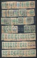 Okmánybélyeg tétel: 1.100 db okmánybélyeg, 80%-ban 1900 előtti anyag, átnézetlen tétel hagyatékból 1...