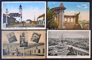 40 régi és közel 40 modernebb magyar városképes lap / 40 old and about 40 modern Hungary town view postcards