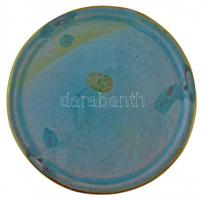 DN "Országos Bélyegnapi Kiállítás Budapest" eozin mázas Zsolnay porcelán emlékplakett (101...