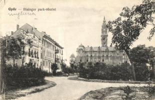 Győr, Bisinger park, Apollo kávéház (fa)