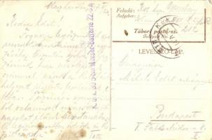 Isten veled! / Abschied! / WWI K.u.K. military art postcard + K.u.K. 30,5 cm Mörser-Batterie 22/6. R...