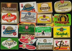 33 db régi sör címke / beer labels