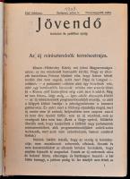 1903 a Jövendő irodalmi és politikai újság 1. évf. 21-25. lapszáma, érdekes írásokkal, egybekötve