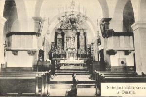 Omisalj, Moschau, Castelmuschio; Nutrnjost stolne crkve / church interior