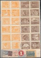 Magyar Béketemplom javára és egyéb magyar levélzárók 3 oldalon