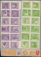 Magyar Béketemplom javára és egyéb magyar levélzárók 3 oldalon