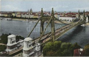 Budapest, hidak - 5 db régi képeslap / 5 pre-1945 postcards