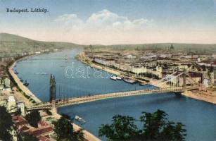 Budapest, hidak - 5 db régi képeslap / 5 pre-1945 postcards