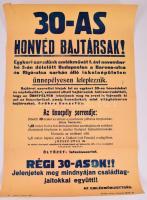 cca 1920-1940 Kb 20 db háború előtti színházi plakát. Mind különféle. Vegyes állapotban