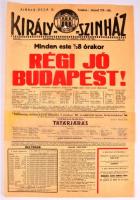 cca 1930-1950 12 db nagyméretű színházi és operett plakát