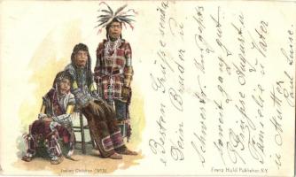 Indian children. Franz Huld Publisher N.Y. No. 3.
