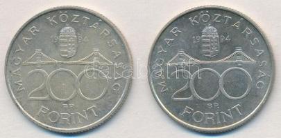 1994. 200Ft Ag "Deák" (2x) T:2