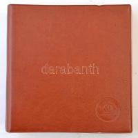 ~42db-os magyar és külföldi fémpénz tétel háromgyűrűs berakóban T:vegyes