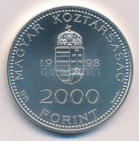 1998. 2000Ft Ag "Integráció az EU-ba - EURO II" tanúsítvánnyal, dísztokban T:BU
Adamo EM1...