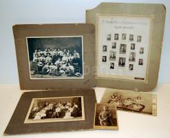 cca 1890-1910 6 db nagyméretű fotó