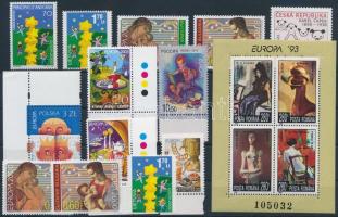 Europa CEPT 12 db bélyeg és 1 blokk, Europa CEPT 12 stamps and 1 block