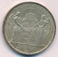 1939. 5P Ag "Horthy balra" T:1-,2 patina
Adamo P8.2