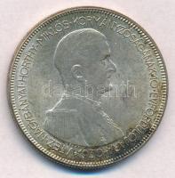 1930. 5P Ag Horthy jobbra T:2 patina  Adamo P8